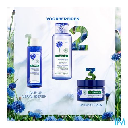 Klorane Gezicht Korenbloem Micellair Water 400ml 9