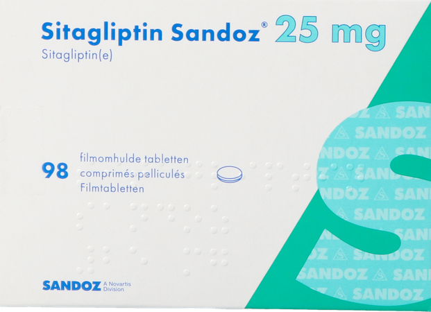 Sitagliptin Sandoz 25mg Filmomh Tabl 98 1