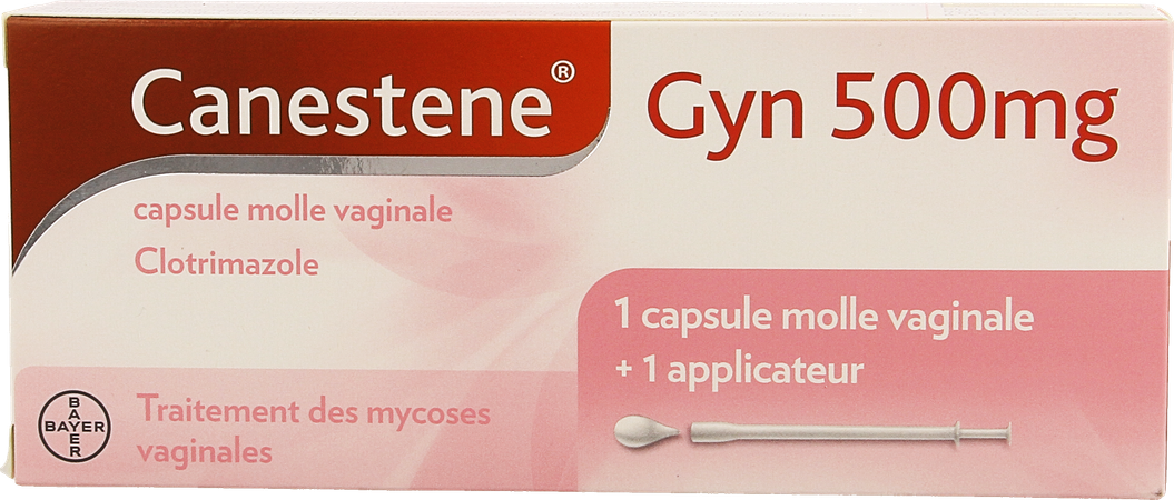 Canestene Gyn 500mg Zachte Caps Vag.gebr.1+applic 2