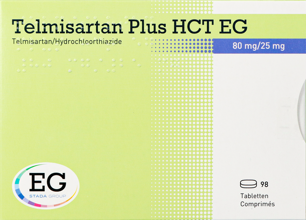 Telmisartan Plus Hct EG 80Mg/25 Mg Tabl  98 2