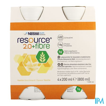Resource 2.0 Fibre Vanille 4x200ml 12100793 1