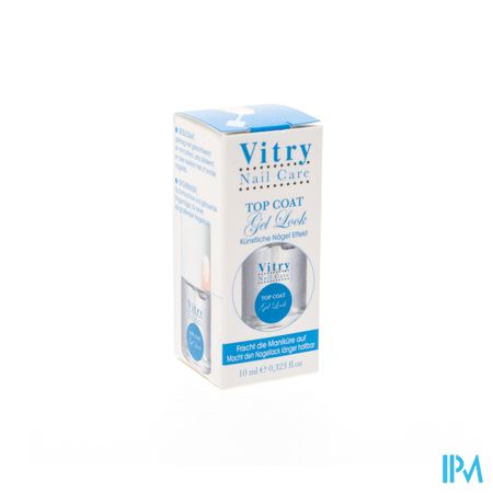 Vitry Top Coat Gel Look Ongles 10ml