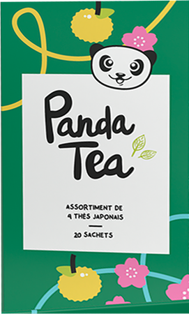 Panda Tea Coffret Thes Vert Japonais Sach 20 1