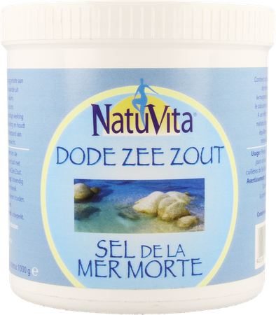 Natuvita Dode Zeezout Pot 1kg 1