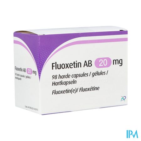 Fluoxetin Ab 20mg Harde Caps 98 X 20mg