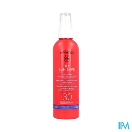 Apivita Hydra Melt.ult.light F&b Spray Spf30 200ml 1
