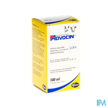 Advocin 180 Inspuitbare Oplossing 100ml