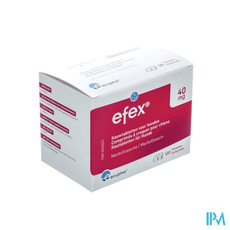 Efex 40mg Kauwtabl. Hond 120