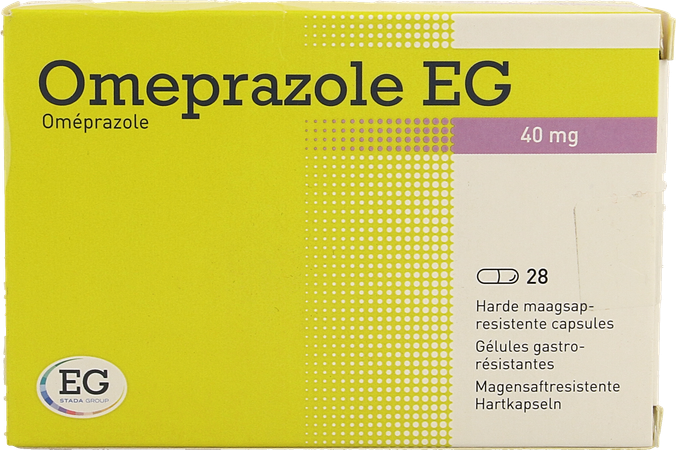 Omeprazole EG 40 Mg Maagsapresist Caps Bl 28X40Mg 1