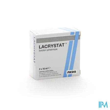 Lacrystat Collyre Fl 2x10ml Nf