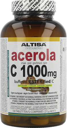 Altisa C 1000 Buffered Acerola Kauwtabletten 100 1