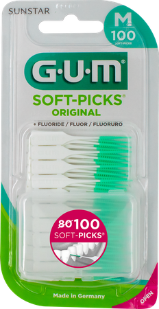 Gum Soft Picks Original Medium 100 1