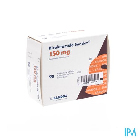 Bicalutamide Sandoz 150mg Comp Pell 98 X 150mg 1