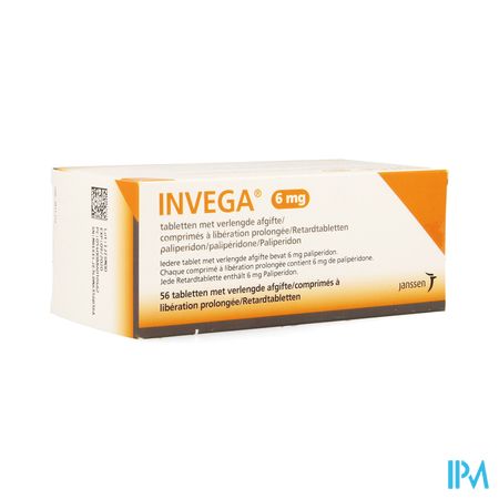 Invega 6mg Verl.afgifte Comp 56 X 6mg Pip