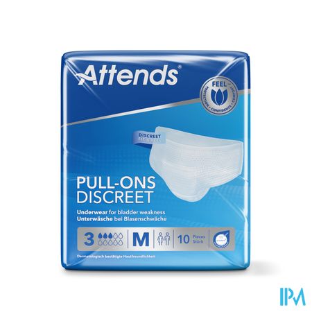 Attends Pull-on Plus 3 Discrete M 10