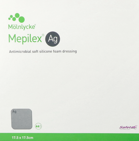 Mepilex Ag Verband Steriel 17,5x17,5cm 5 287321 1