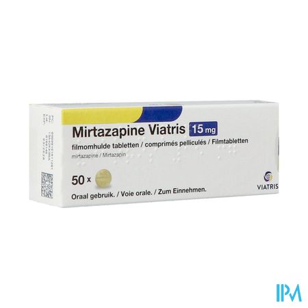 Mirtazapine Viatris 15mg Tabl 50