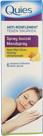 Quies A/snurk Honing-citroen Mondspray 70ml 1