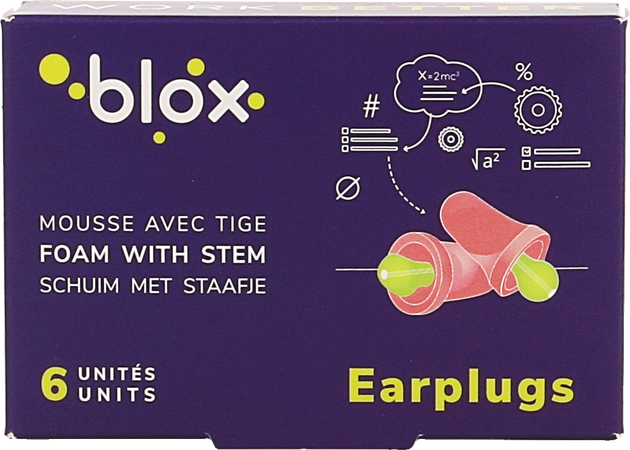 Blox Concentratie A/lawaai Oordoppen 3 Paar 2