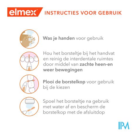 Elmex Set Interdentale Borsteltjes Iso 2 0,9mm 8 5
