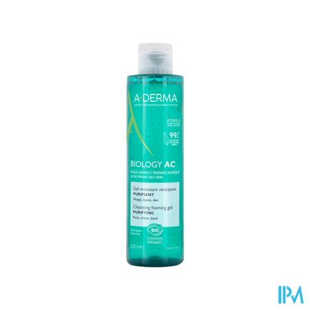 Aderma Biology Ac Gel Moussant Nettoyant 200ml