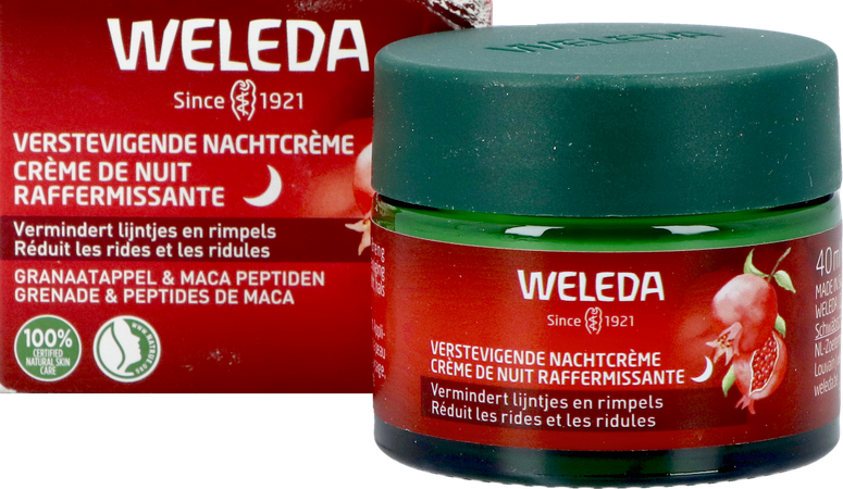 Weleda Granaatappel&maca Verstevig.nachtcreme 40ml 5