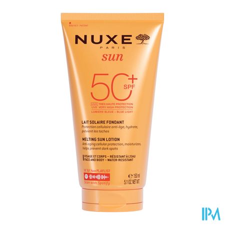 Nuxe Sun Smeltende Zonnemelk Spf50+ 150ml 1