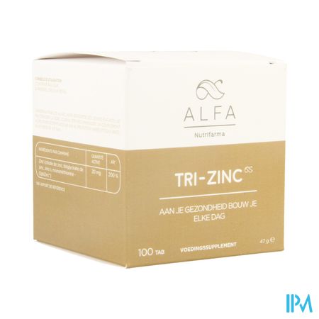 Alfa Tri-zinc 20mg Tabl 100