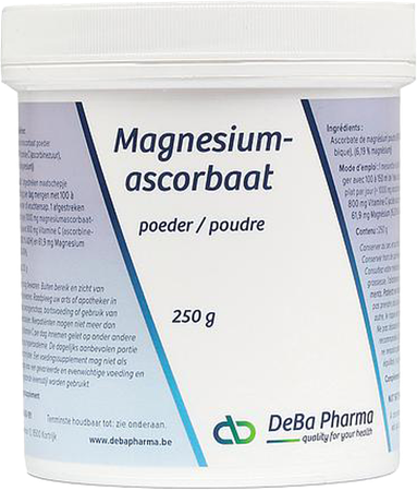 Ascorbate Magnesium Pdr 250g Deba 3