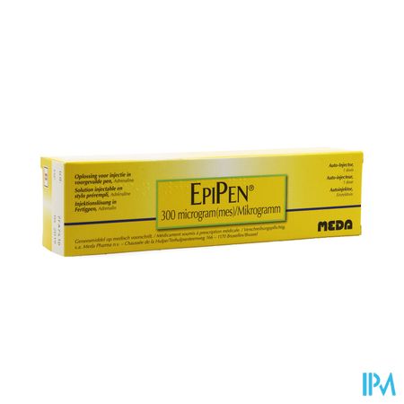 Epipen 0,30mg Patroon 0,3ml Sol Inj 1mg/ml