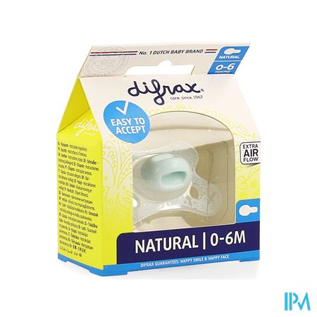 Difrax Sucette Natural 0-6 M