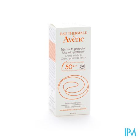 Avene Zonnecreme Minerale Z.hoge Besch.spf50+ 50ml 1