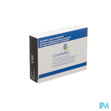 Cymbalta 30mg Maagsapresist. Caps 28 X 30mg 1