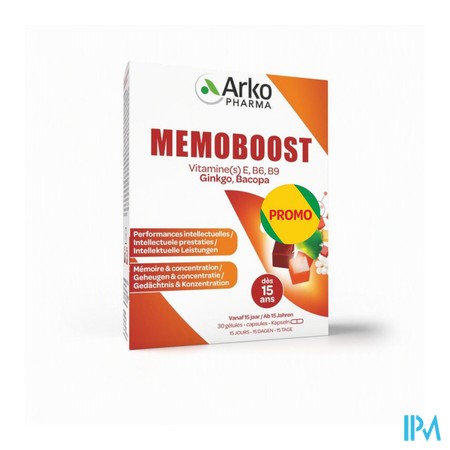Memoboost Gingko Bacopa Caps 30 Promo