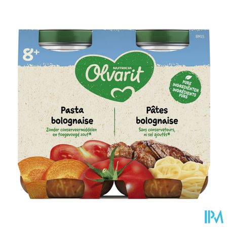 Olvarit Pates Bolognaise 2x200g 8m06 1