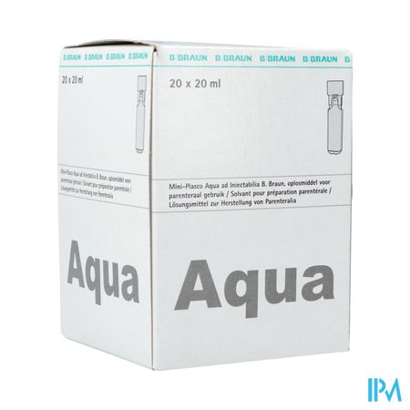 Mini Plasco Aqua Pro Inj Amp20x20ml