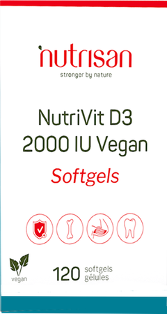 Nutrivit D3 2000 Iu Vegan Caps 120 Nutrisan 1