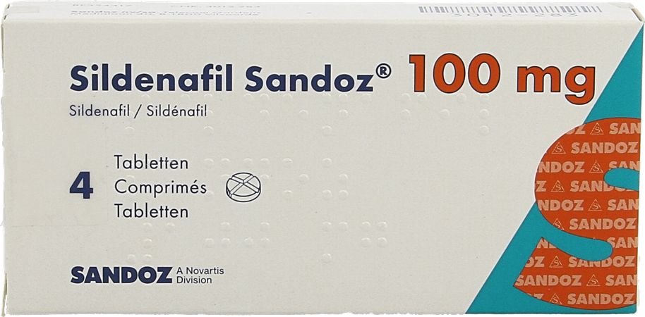 Sildenafil Sandoz 100mg Filmomh Tabl 4x100mg 2