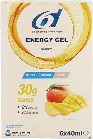 6d Sixd Energy Gel Mango 6x40ml 4