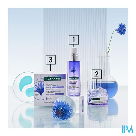 Klorane Visage Bleuet Bio Patch Liss.hydro-gel 7x2 10