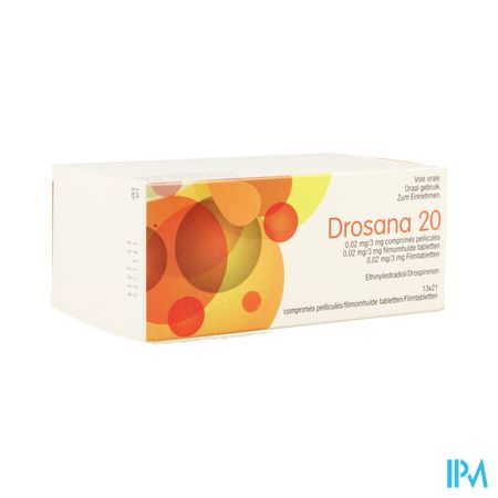 Drosana 20 0,02mg/3mg Filmomh Tabl 13 X 21