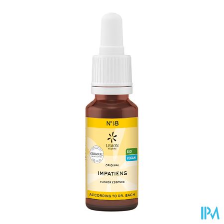 Fleurs de Bach Bio N°18 Impatiens 20ml 2