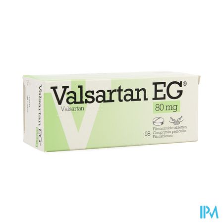 Valsartan EG 80 Mg Filmomh Tabl 98 X 80 Mg 1