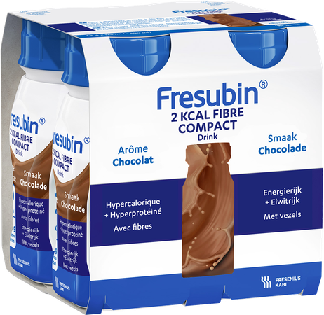 Fresubin 2 Kcal Fibre Compact Drink Choco 4x125ml 2