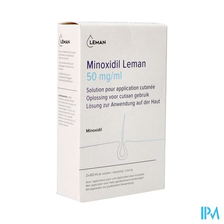 Minoxidil Leman 50mg/ml Opl Cutaan Gebruik 3