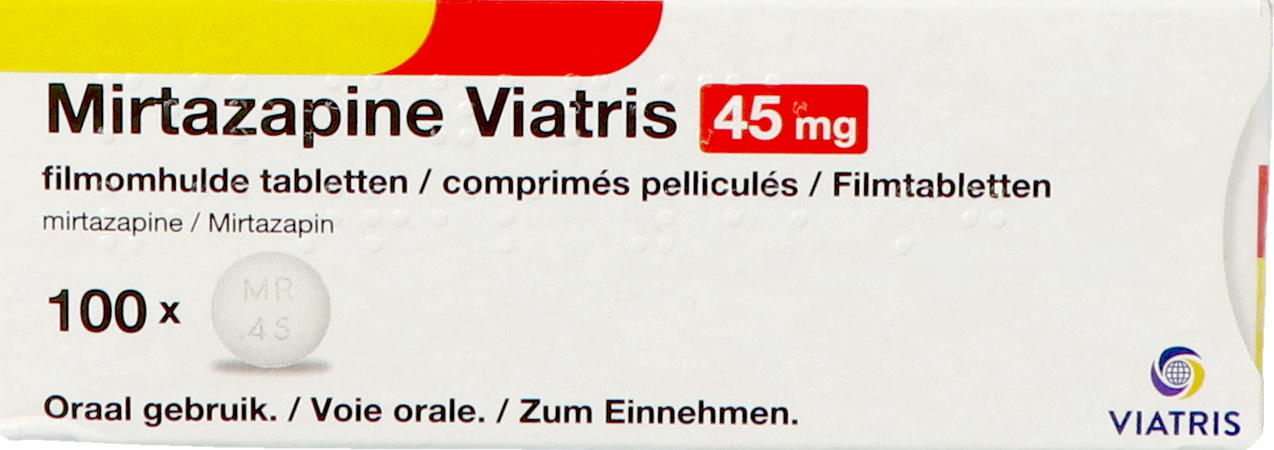 Mirtazapine Viatris 45mg Filmomh Tabl 100 2