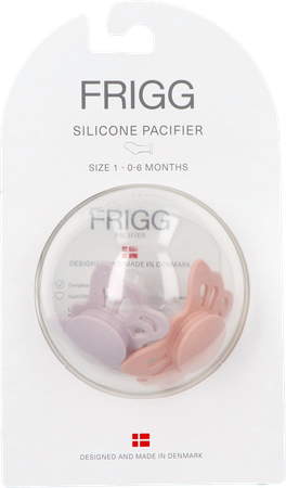 Frigg Fopspenen Butterfly T1 Silicon Lilac/peach 2 1