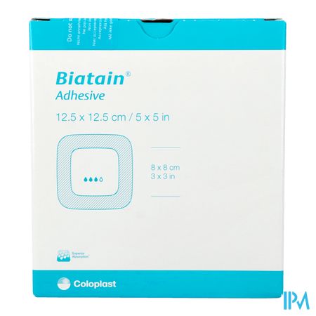 Biatain Schuimverband Adh 12,5x12,5cm 10 33430 1