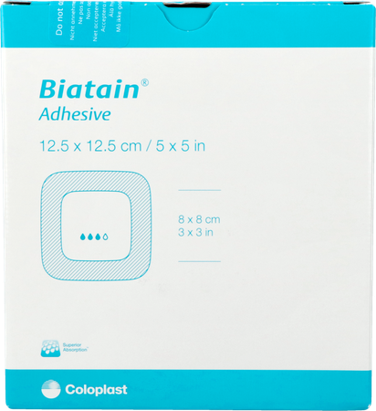Biatain Schuimverband Adh 12,5x12,5cm 10 33430 1