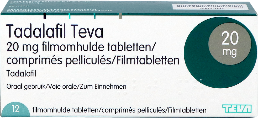Tadalafil Teva Filmomh Tabl 12 X 20,0mg 5